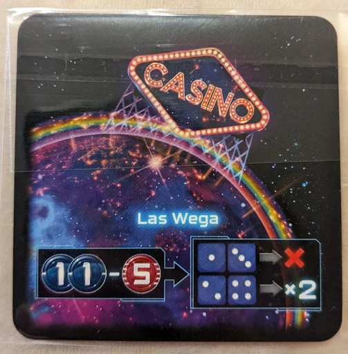 Catan: Sternenfahrer – Das Duell: Der Glücksspielplanet Las Wega