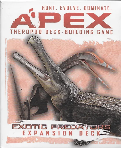 Apex Theropod Deck-Building Game: Exotic Predators Expansion Deck