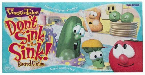 Board game, VeggieTales Don't Sink in the Sink!