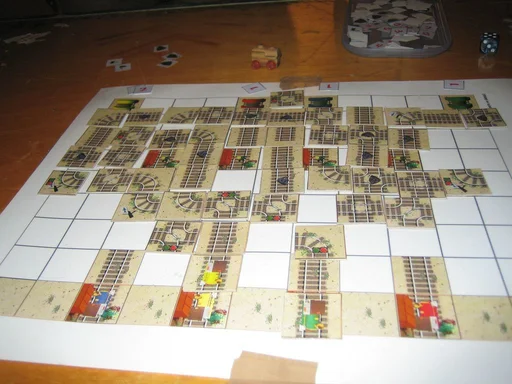 Board game, Puzzle Train