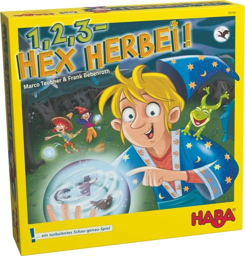 Board game, 1, 2, 3: Hex Herbei!