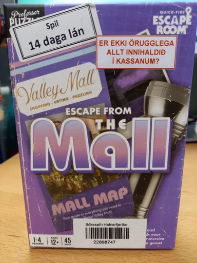 Board game, Escape from the Mall
