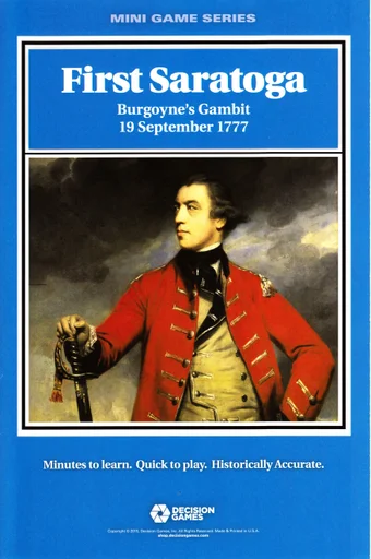 Board game, First Saratoga: Burgoyne's Gambit