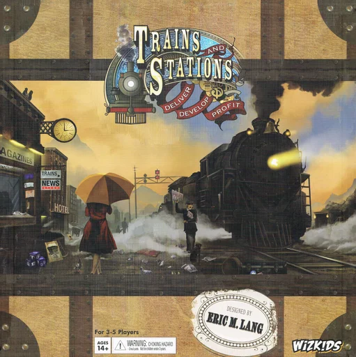 Board game, Trains and Stations