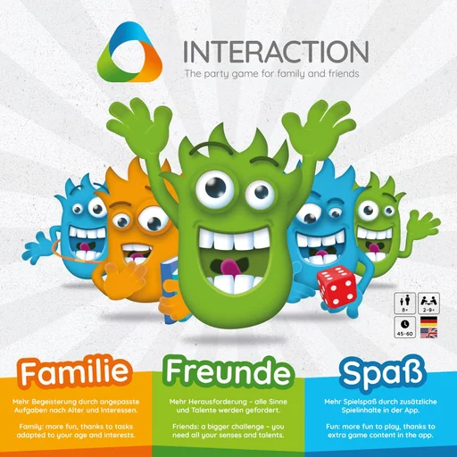 Board game, INTERACTION: No more boredom!