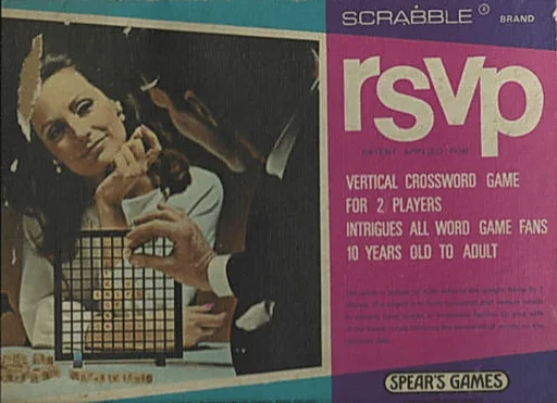 Board game, RSVP: Vertical Crossword Game