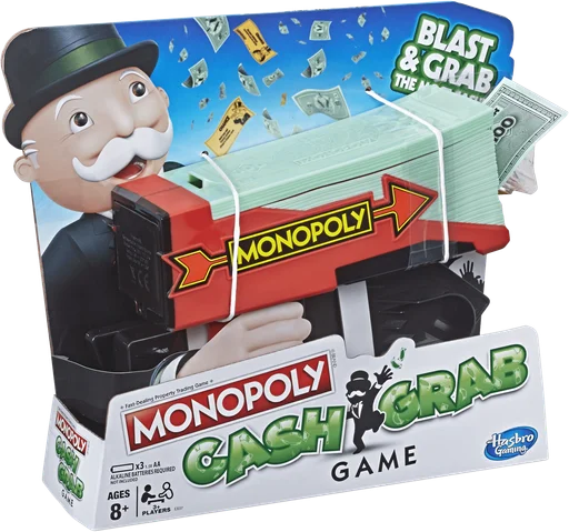 Board game, Monopoly Cash Grab