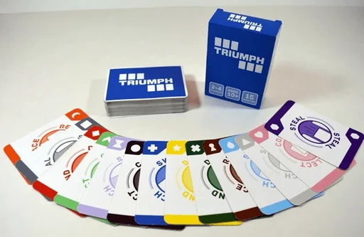 Board game, TRIUMPH: A card-arranging strategy game