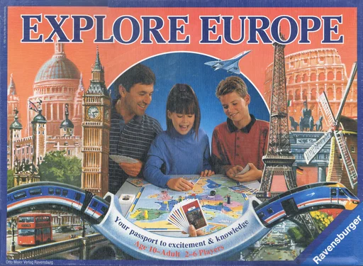 Board game, Explore Europe