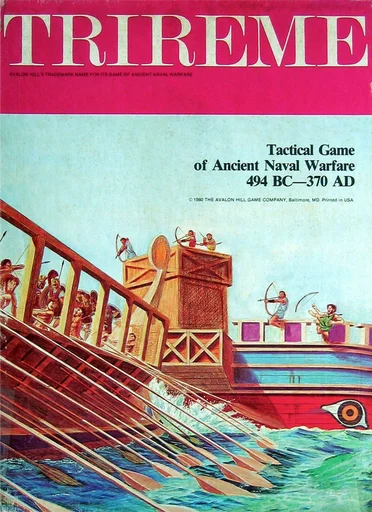 Board game, Trireme: Tactical Game of Ancient Naval Warfare 494 BC-370 AD