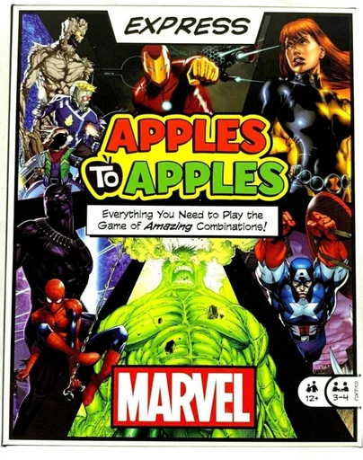 Board game, Apples to Apples Express: Marvel Edition