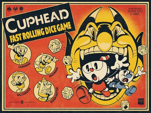 Board game, Cuphead: Fast Rolling Dice Game