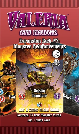 Valeria: Card Kingdoms – Expansion Pack #05: Monster Reinforcements