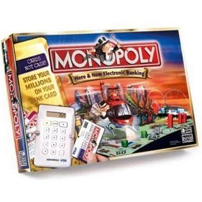 Board game, Monopoly: Here & Now Electronic Banking