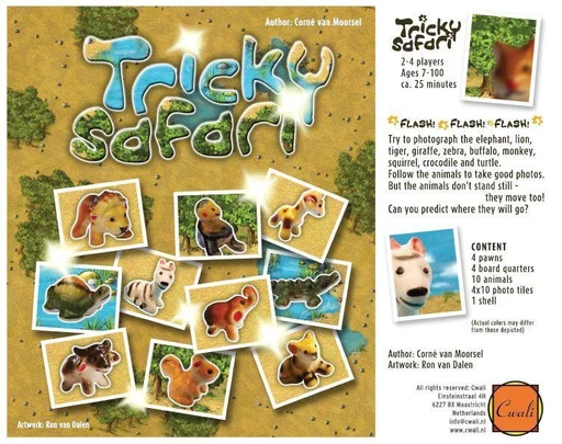 Board game, Tricky Safari