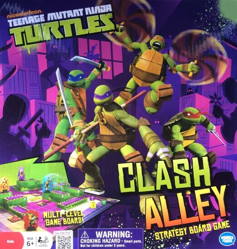 Board game, Teenage Mutant Ninja Turtles: Clash Alley Strategy Boardgame