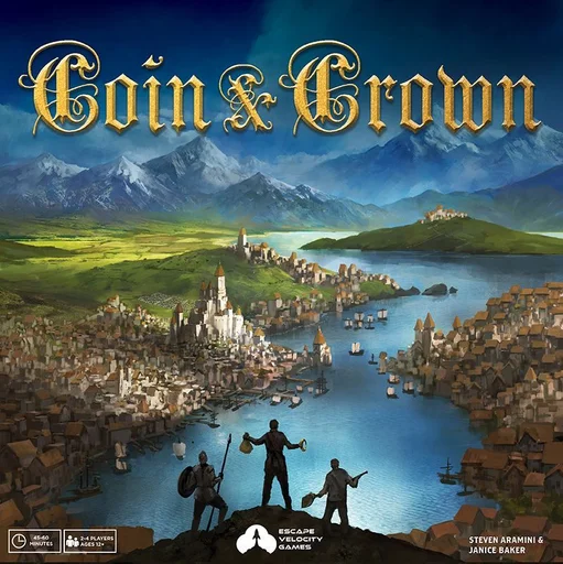 Board game, Coin & Crown