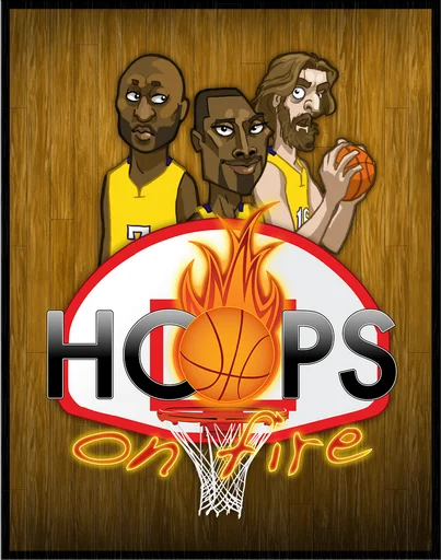 Board game, Hoops on Fire