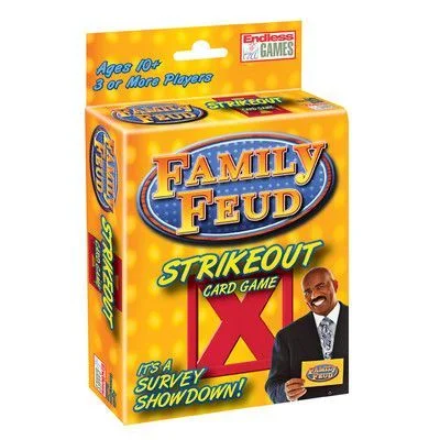 Board game, Family Feud Strikeout Card Game