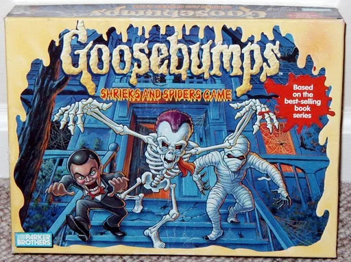 Board game, Goosebumps: Shrieks and Spiders Game