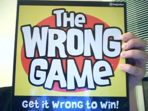 Board game, The Wrong Game