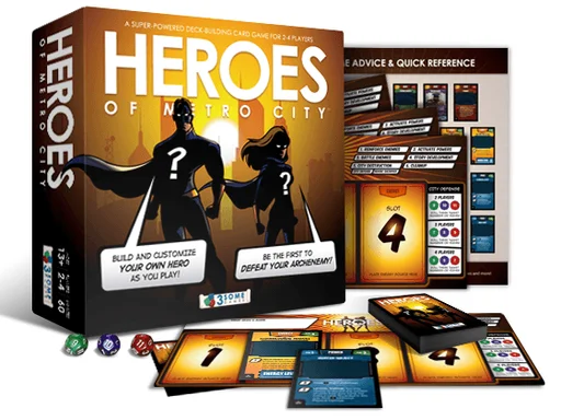 Board game, Heroes of Metro City