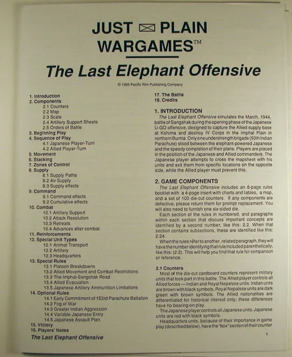 Last Elephant Offensive: Sangshak, Burma 1944