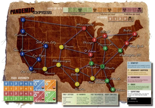 Board game, Infection Express