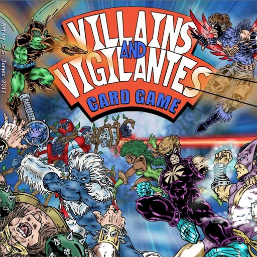 Board game, Villains and Vigilantes Card Game