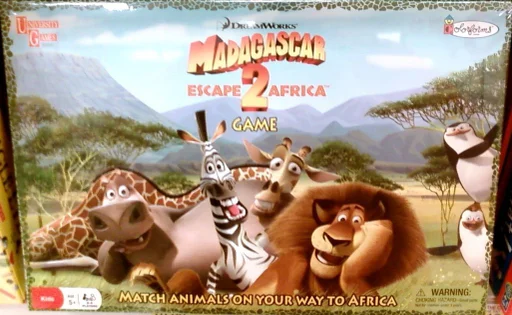 Board game, Madagascar Escape 2 Africa Game