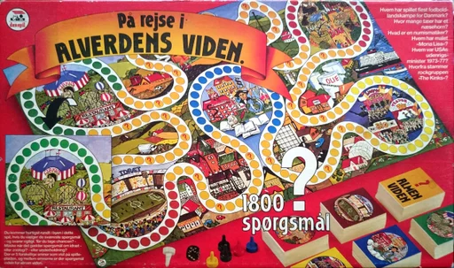 Board game, På Rejse i Alverdens Viden