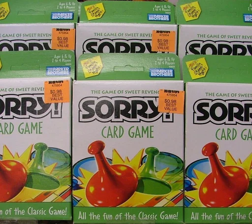 Board game, Sorry! Card Game