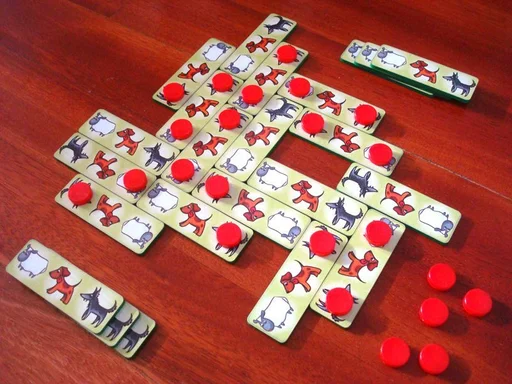 Board game, Sheep, Dogs and Wolves