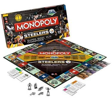 Board game, Monopoly: Pittsburgh Steelers Super Bowl XLIII Champions Collector's Edition