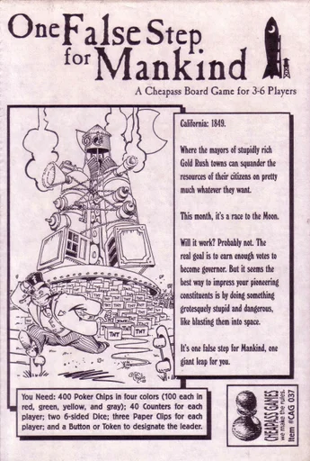 Board game, One False Step for Mankind