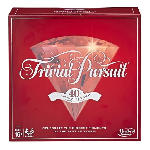 Board game, Trivial Pursuit: 40th Anniversary Ruby Edition