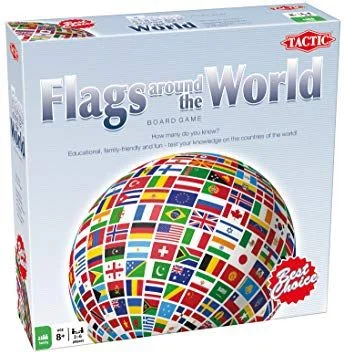 Board game, Flags around the World