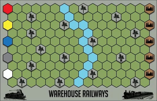 Board game, Warehouse Railways