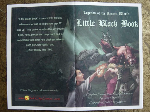 Board game, Legends of the Ancient World: Little Black Book