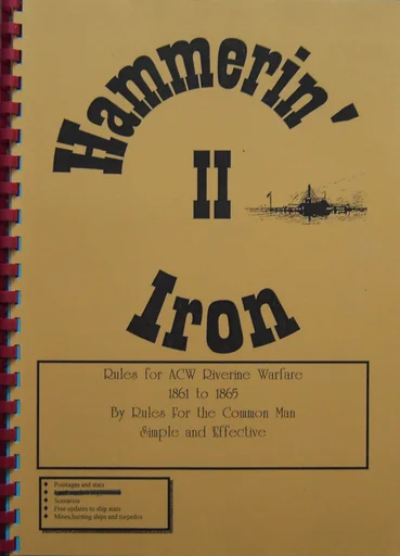 Board game, Hammerin' Iron II: Rules for ACW Riverine Warfare 1861 to 1865