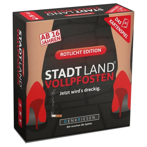 Board game, Stadt Land Vollpfosten: Das Kartenspiel – Rotlicht Edition