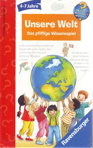 Board game, Wieso? Weshalb? Warum? Unsere Welt: Das pfiffige Wissensspiel