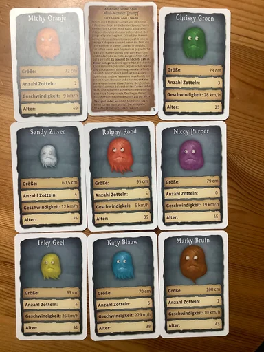Board game, Mini-Monster Trumpf