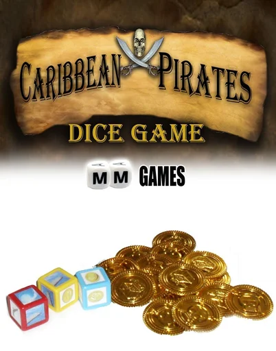 Board game, Caribbean Pirates Dice Game