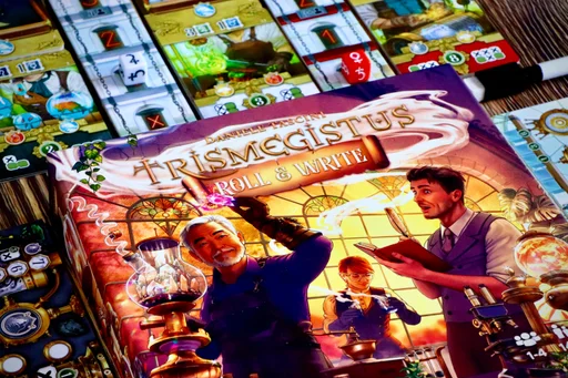 Board game, Trismegistus: Roll & Write