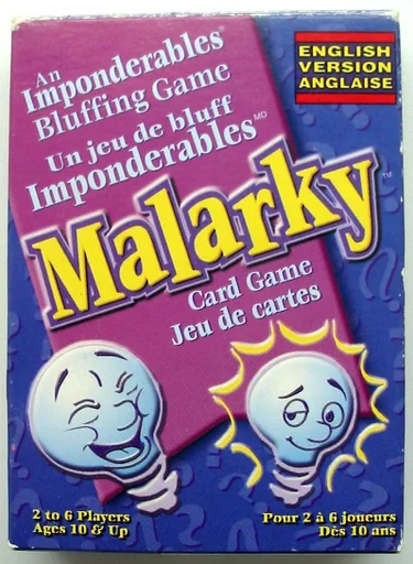 Board game, Malarky Card Game