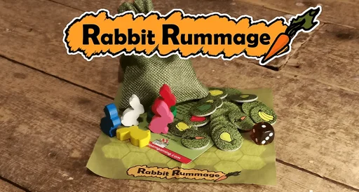 Board game, Rabbit Rummage