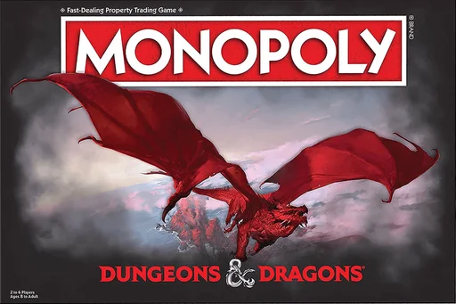 Board game, Monopoly: Dungeons & Dragons