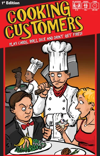 Board game, Cooking Customers