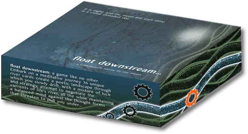 Board game, float downstream